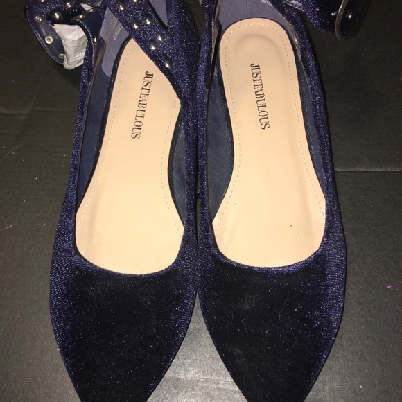 Midnight Blue Flats - Picture 2 of 3